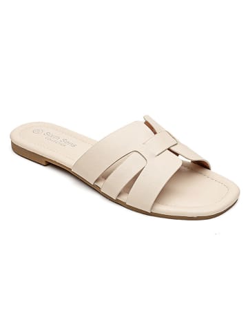 Sixth Sens Pantoletten in Creme