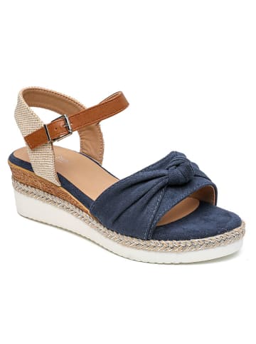 Sixth Sens Sleehaksandalen donkerblauw