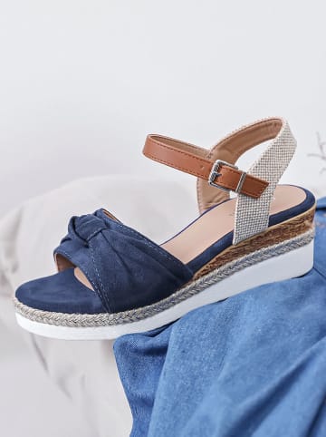 Sixth Sens Sleehaksandalen donkerblauw