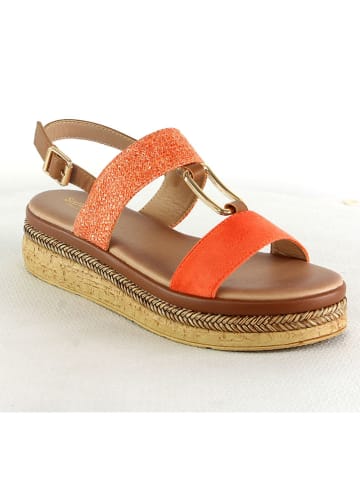 Sixth Sens Sleehaksandalen oranje