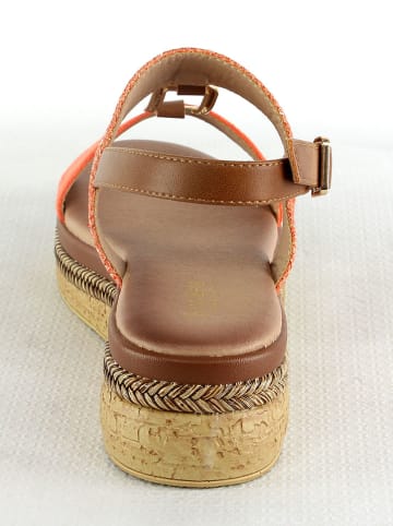 Sixth Sens Sleehaksandalen oranje
