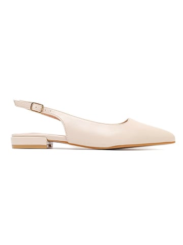 Sixth Sens Ballerinas in Creme