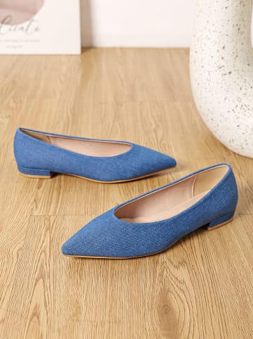 Sixth Sens Ballerinas in Blau