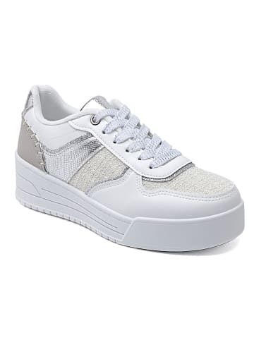 Sixth Sens Sneakers in Creme/ Weiß/ Grau
