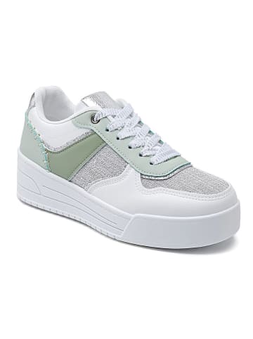 Sixth Sens Sneakers groen/wit/grijs