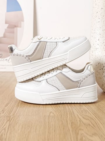 Sixth Sens Sneakersy w kolorze biało-kremowo-beżowym