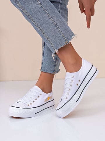 Sixth Sens Sneakers wit