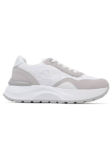 Sixth Sens Sneakers wit/lichtgrijs