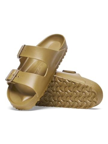 Birkenstock Slippers "Arizona" goudkleurig - wijdte N