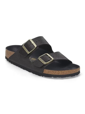 Birkenstock Pantoletten "Arizona" in Schwarz - Weite S