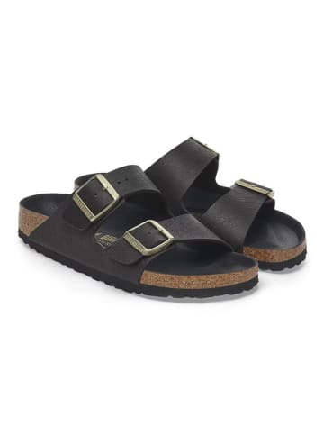Birkenstock Pantoletten "Arizona" in Schwarz - Weite S