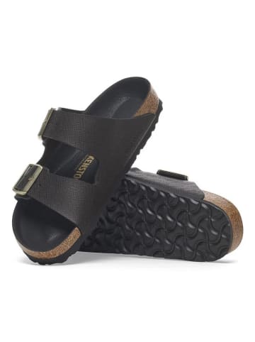 Birkenstock Pantoletten "Arizona" in Schwarz - Weite S