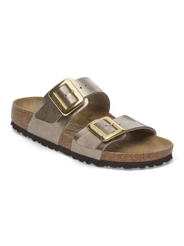 Birkenstock Slippers "Sydney" brons/bronskleurig - wijdte S