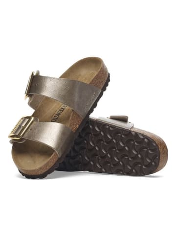 Birkenstock Pantoletten "Sydney" in Bronze - Weite S