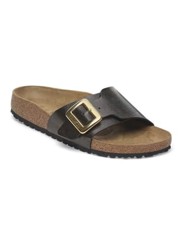 Birkenstock Pantoletten "Madrid" in Schwarz - Weite S