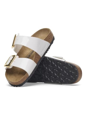 Birkenstock Pantoletten "Sydney" in Weiß - Weite S