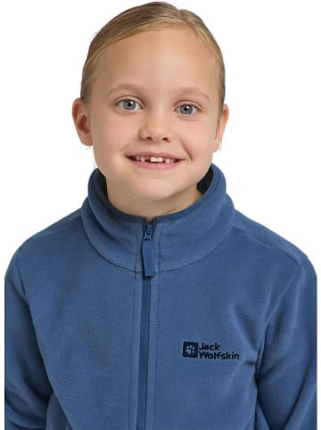 Jack Wolfskin Kurtka polarowa w kolorze niebieskim