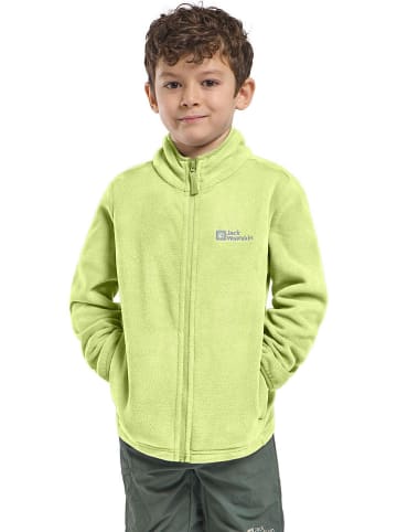Jack Wolfskin Fleece vest lichtgroen