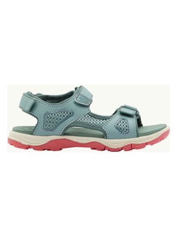 Jack Wolfskin Sandalen in Türkis/Pink