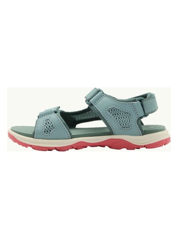 Jack Wolfskin Sandalen in Türkis/Pink
