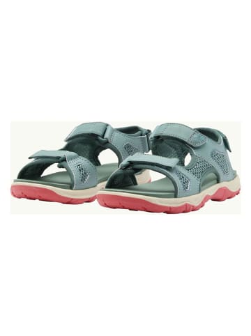 Jack Wolfskin Sandały w kolorze turkusowo-różowym
