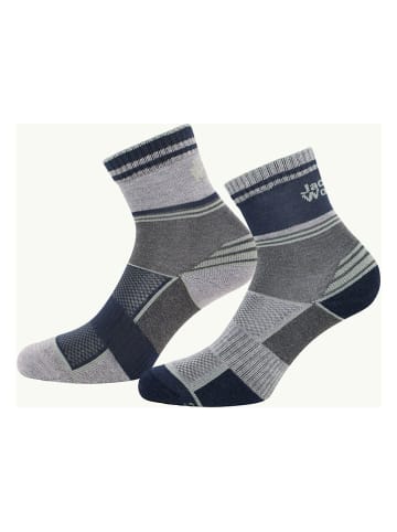 Jack Wolfskin Wandersocken in Grau