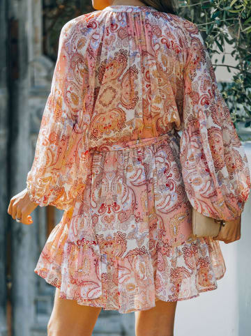 LA Angels Kleid in Rosa/ Weiß