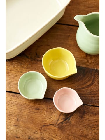 Jamie Oliver 3-delige set: snackschalen "Big Love" geel/lichtroze/mintgroen