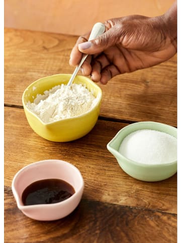 Jamie Oliver 3-delige set: snackschalen "Big Love" geel/lichtroze/mintgroen