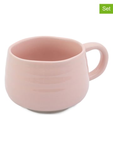 Jamie Oliver 2-delige set: koppen "Big Love" lichtroze - 375 ml