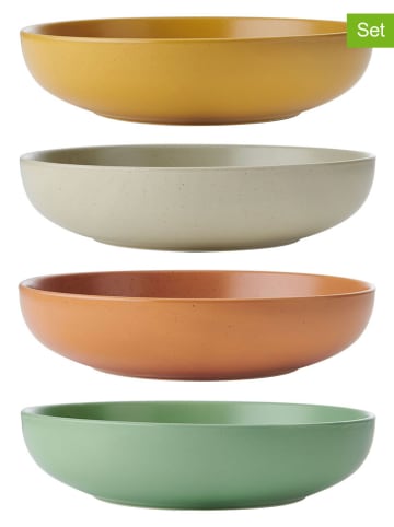 Kitchencraft 4er-Set: Schalen "Idilica" in Bunt - Ø 21 cm