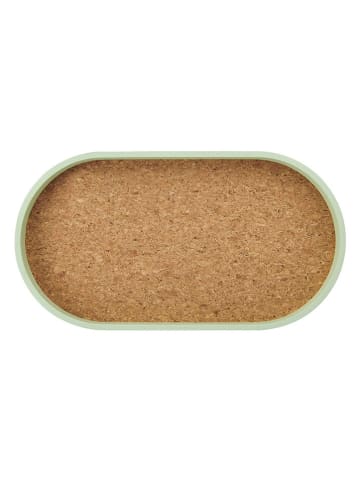 Kitchencraft Serviertablett in Hellbraun/ Mint - (L)37,8 x (B)20,4 cm