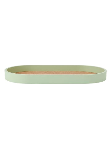 Kitchencraft Serviertablett in Hellbraun/ Mint - (L)37,8 x (B)20,4 cm