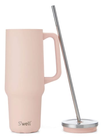 S'well Edelstahl-Thermobecher in Rosa - 1,1 l