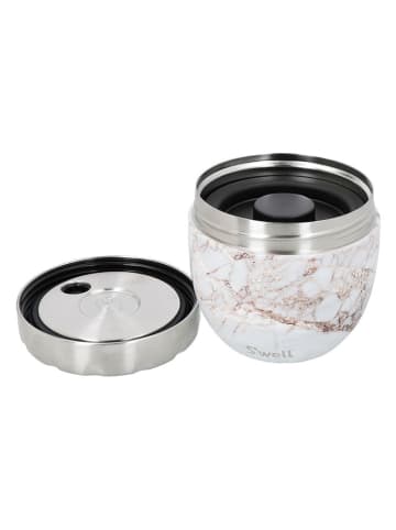 S'well 2-in-1 lunchcontainer "Calcatta" wit/goudkleurig - 636 ml