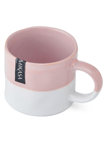 Mikasa 2er-Set: Tassen in Rosa/ Weiß - 350 ml