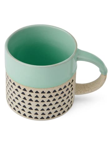 Mikasa 2er-Set: Tassen in Mint/ Beige - 390 ml