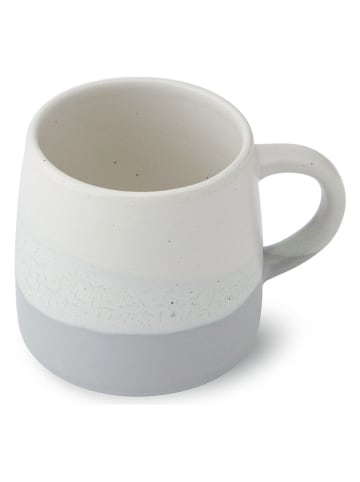 Mikasa 2-delige set: koppen wit/lichtgrijs - 390 ml