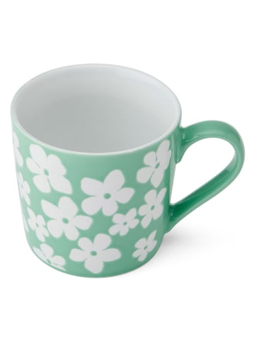 Mikasa Kubki (2 szt.) w kolorze zielono-białym - 360 ml