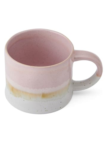 Mikasa Kubki (2 szt.) w kolorze jasnoróżowo-białym - 450 ml