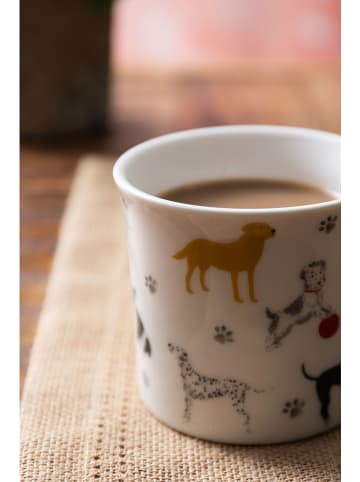 Mikasa 2-delige set: koffiekoppen wit/meerkleurig - 300 ml