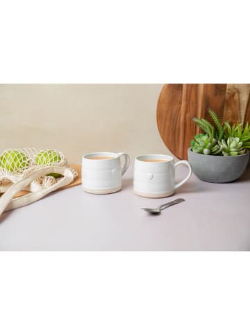 Mikasa 2-delige set: koppen wit - 380 ml