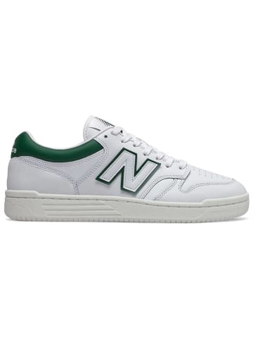 New Balance Skórzane sneakersy "480" w kolorze białym