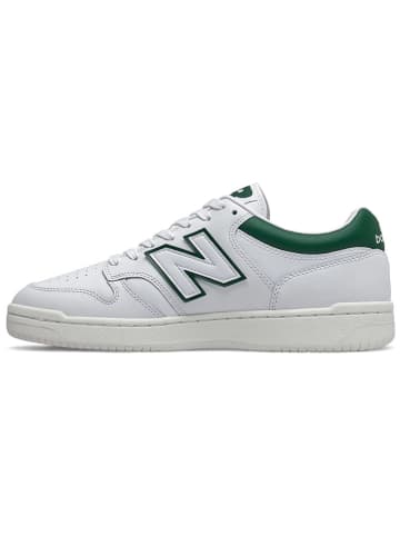 New Balance Skórzane sneakersy "480" w kolorze białym