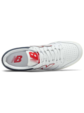 New Balance Skórzane sneakersy "480" w kolorze biało-granatowym