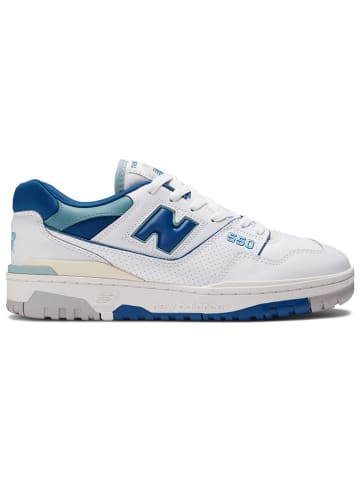 New Balance Leren sneakers "550" wit/blauw