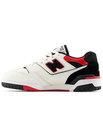 New Balance Leren sneakers "550" wit/rood