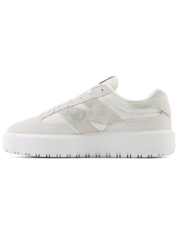 New Balance Leder-Sneakers "302" in Grau/ Weiß