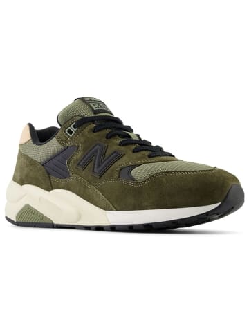 New Balance Skórzane sneakersy "580" w kolorze khaki