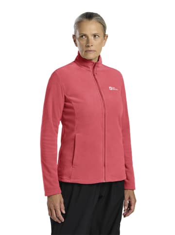 Jack Wolfskin Kurtka polarowa "Taunus" w kolorze różowym